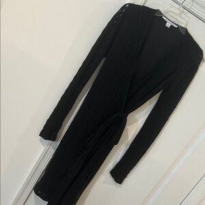 Diane Von Furstenberg Black Knit Cardigan